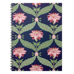 Carnet Fleurs d'Imaginaire : Motifs indiens foncés