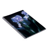 Carnet Fleurs d'Iris au Crépuscule (Côté Droit)
