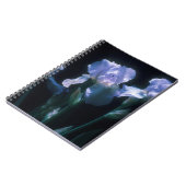 Carnet Fleurs d'Iris au Crépuscule (Côté gauche)