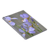 Carnet Fleurs d'Iris Violettes (ma photographie) (Côté Droit)