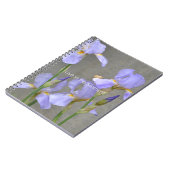 Carnet Fleurs d'Iris Violettes (ma photographie) (Côté gauche)