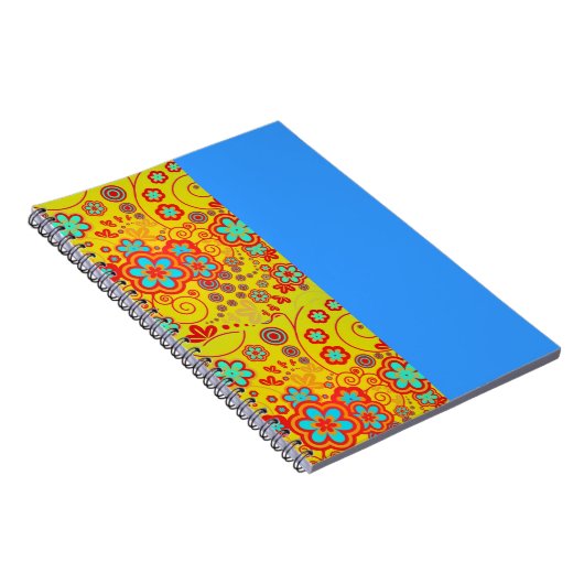 Carnet Fleurs Disco (Côté Droit)