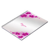 Carnet Fleurs d'orchidée Floral Élégant (Côté gauche)