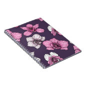 Carnet Fleurs d'orchidées roses (Côté Droit)