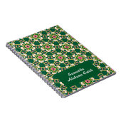 Carnet Fleurs Dorées (Côté Droit)