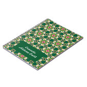 Carnet Fleurs Dorées (Côté gauche)