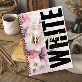 Carnet Fleurs Douces et Blush Élégantes