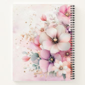 Carnet Fleurs Douces et Rosées Jolies (Dos)