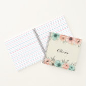 Carnet Fleurs élégantes croquées à l'aquarelle (Intérieur)