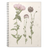 Carnet Fleurs en rose (Devant)