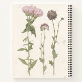 Carnet Fleurs en rose (Dos)