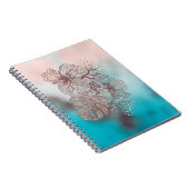 Carnet Fleurs esquissées Abstraites gradient fleuri feuil (Côté Droit)