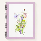 Carnet Fleurs et brosses (Devant)