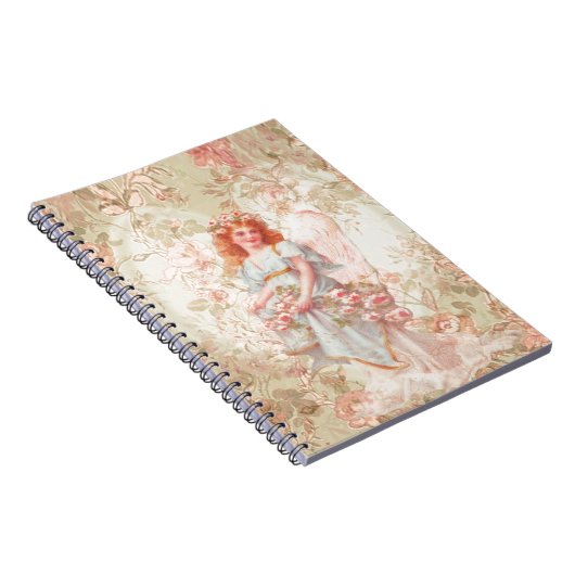 Carnet Fleurs et collage de cru d'ange (Côté Droit)