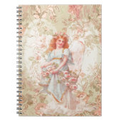 Carnet Fleurs et collage de cru d'ange (Devant)