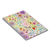 Carnet Fleurs et fraises (Côté Droit)