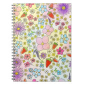 Carnet Fleurs et fraises (Devant)