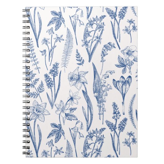 Carnet Fleurs et herbes vintages du printemps (Devant)