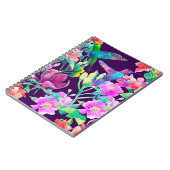 Carnet Fleurs et oiseaux exotiques (Côté gauche)
