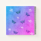 Carnet Fleurs et papillons (Dos)