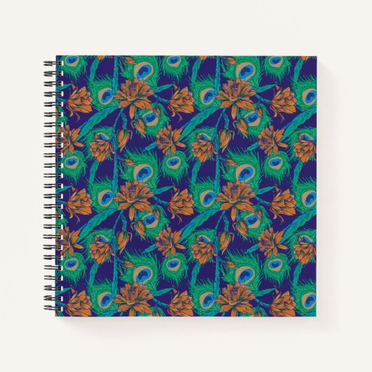 Carnet Fleurs Et Plumes (Devant)