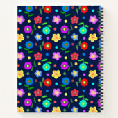 Carnet Fleurs et points (Dos)