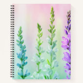 Carnet Fleurs Éthérées Colorisées (Devant)