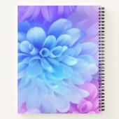 Carnet Fleurs Éthérées Pastel Colorées (Dos)