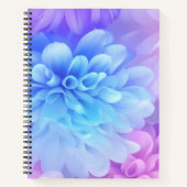Carnet Fleurs Éthérées Pastel Colorées (Devant)