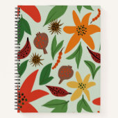 Carnet Fleurs exotiques (Devant)