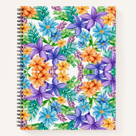 Carnet Fleurs exotiques (Devant)