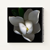 Carnet Fleurs | Fleur de Magnolia blanc unique (Dos)