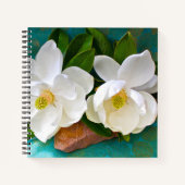 Carnet Fleurs | Fleur Magnolia (Devant)