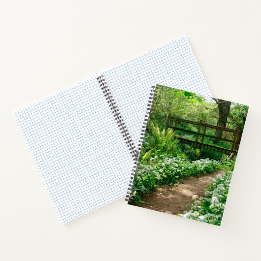 Carnet Fleurs | Fleurs sauvages blancs en forêt (Intérieur)