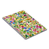 Carnet Fleurs florales printanières colorées mignonnes (Côté Droit)