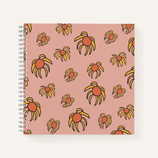 Carnet Fleurs Flying Daisies (Devant)