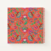 Carnet Fleurs folkloriques Photo Collage Mariage (Dos)