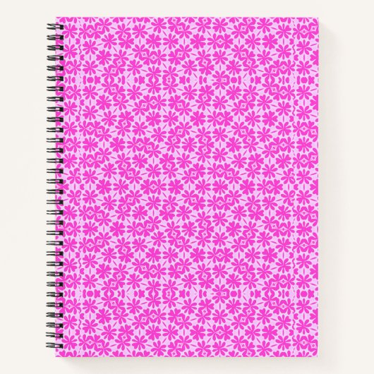 Carnet Fleurs Fuchsia (Devant)