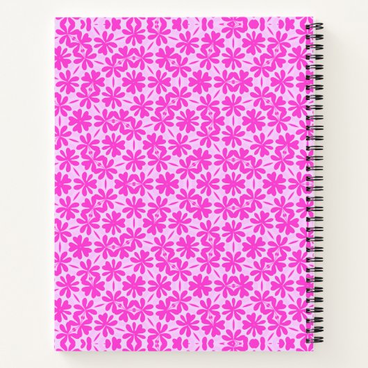 Carnet Fleurs Fuchsia (Dos)