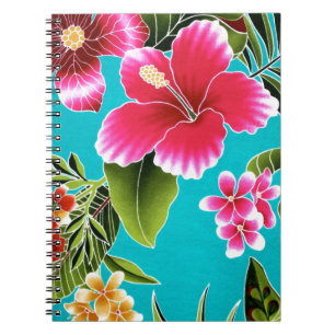 Carnet Fleurs hawaïennes