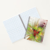 Carnet Fleurs imaginaires fractales douces et tendres (Intérieur)