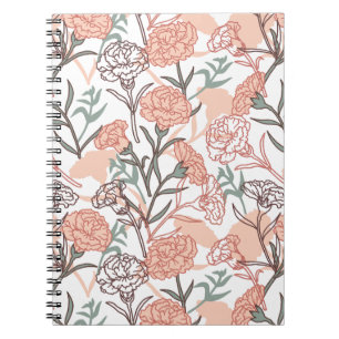 Carnet Fleurs Inspirées de la Nature : Motif de Fleur d'O