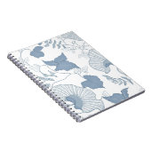 Carnet Fleurs japonaises blanches Delicate Arrière - plan (Côté Droit)