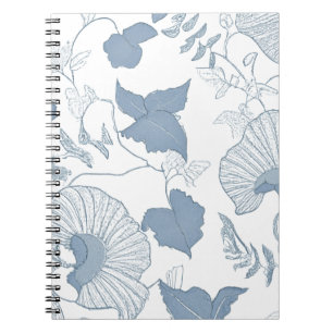 Carnet Fleurs japonaises blanches Delicate Arrière - plan