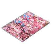 Carnet Fleurs japonaises de cerises (Côté gauche)