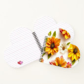 Carnet fleurs jaunes (Intérieur)