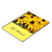 Carnet Fleurs jaunes (Côté gauche)