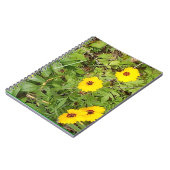 Carnet Fleurs jaunes (Côté gauche)