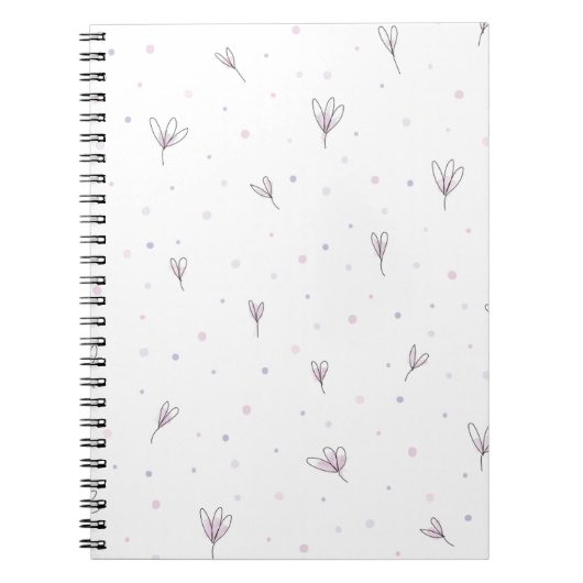 Carnet Fleurs Lilac (Devant)