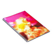 Carnet Fleurs lumineuses Abstraites (Côté Droit)